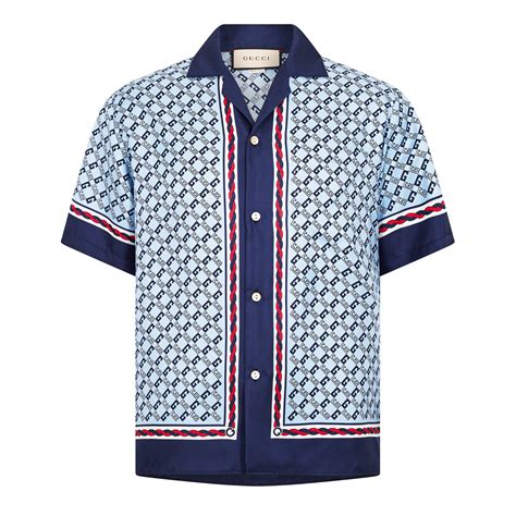 gucci garden silk shirt|gucci silk shirts for men.